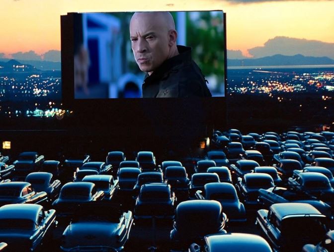 foto de cinema drive-in