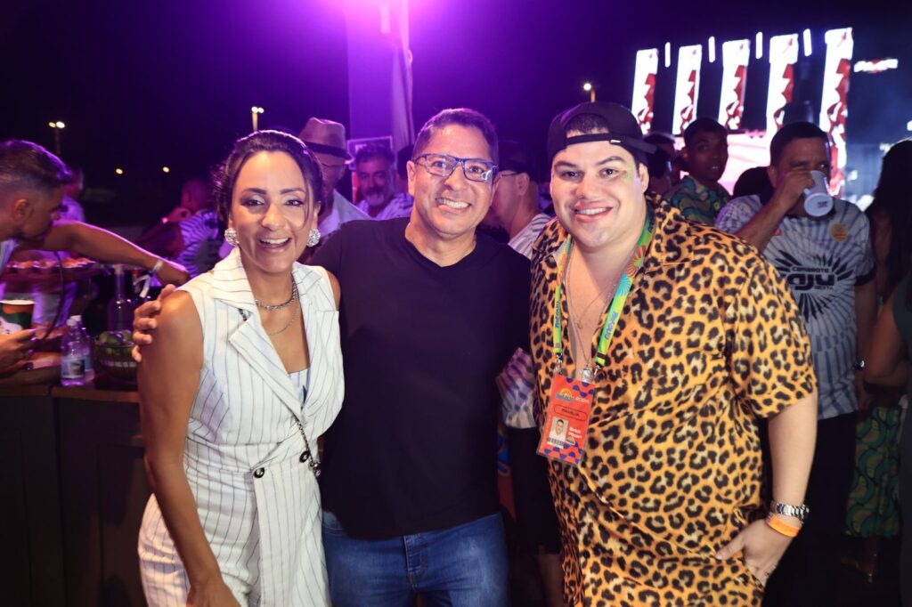 Erick com Cecília Machado e Ricardo Marques