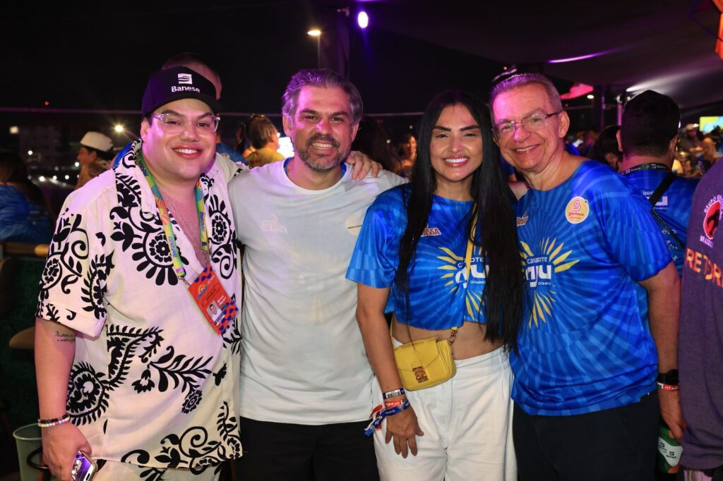 Felipe Sobral, Marco, Lídia Castelino e Erick